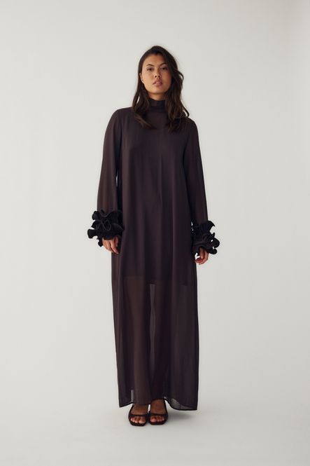 Hovedbilde Latania Long Dress Chocolate