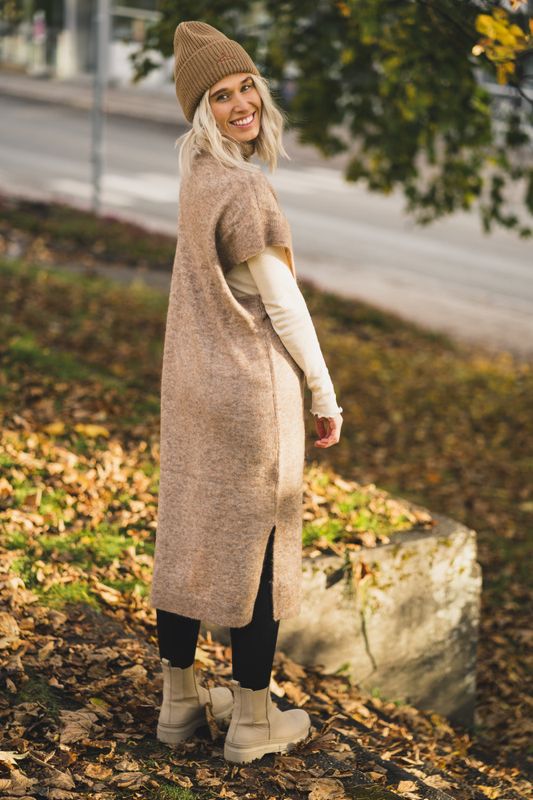 Coco Long Knit Nude 