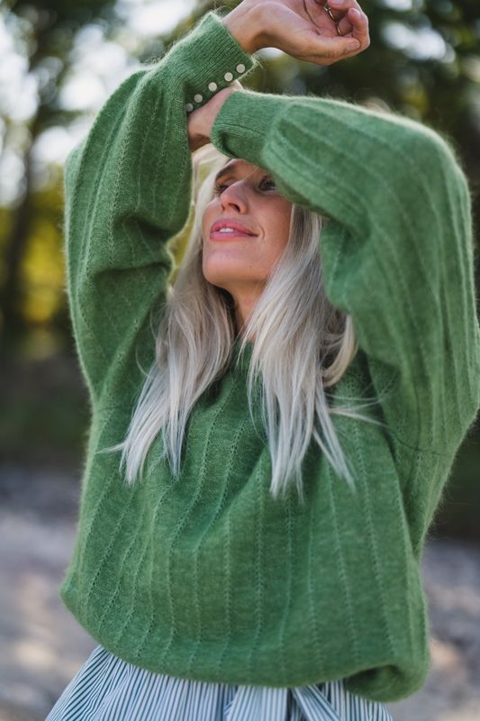 Mira Amalie Pullover English Ivy 