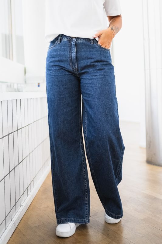 Elena Pants Mid Blue Wash 