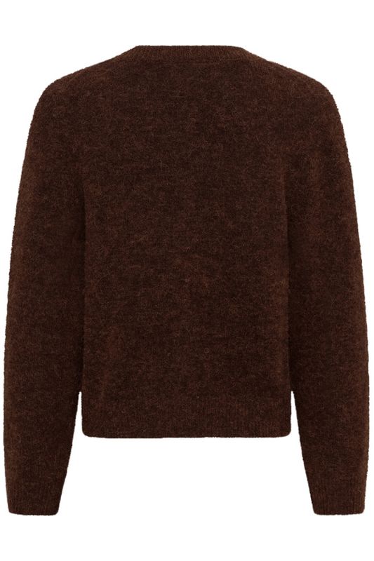 Chanies Cardigan Downtown Brown Melange