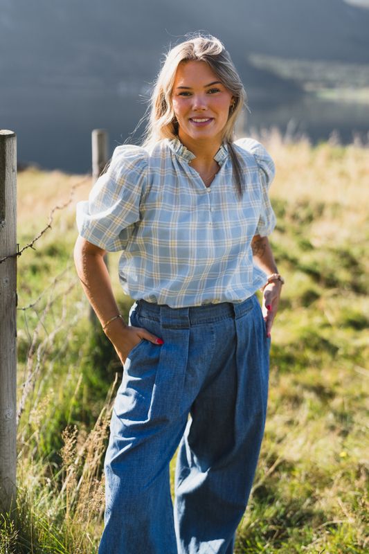 Tutti Check Light Blue 