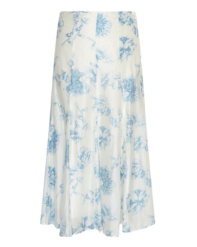 Evangelia HW Skirt M Blue Flower 