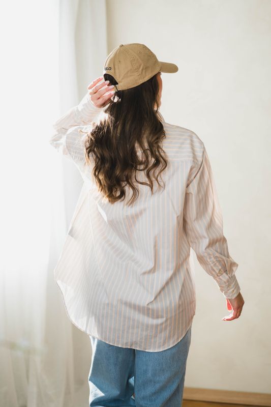 Carlotta Shirt Orange/Grey 