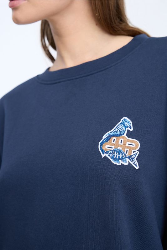 Nathan Crewneck Navy 