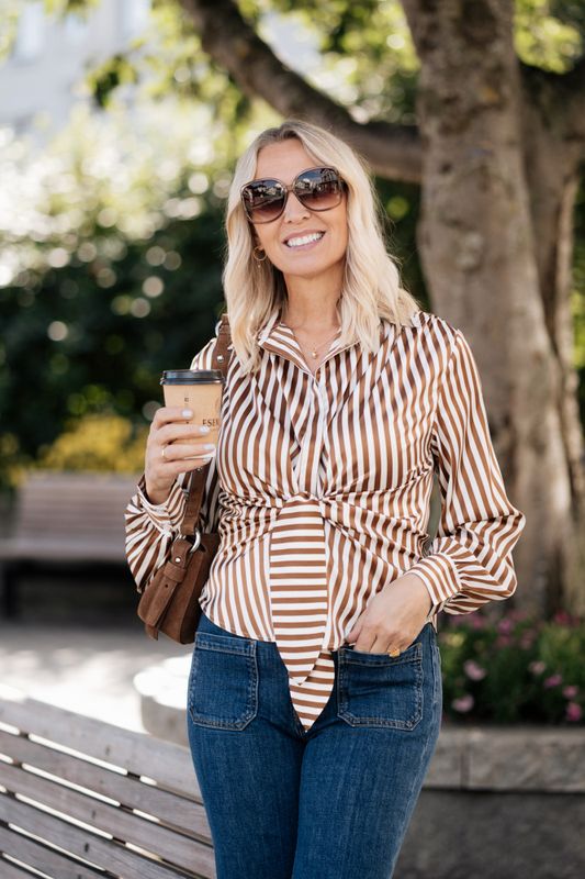 Lee Shirt Toffee Stripe 