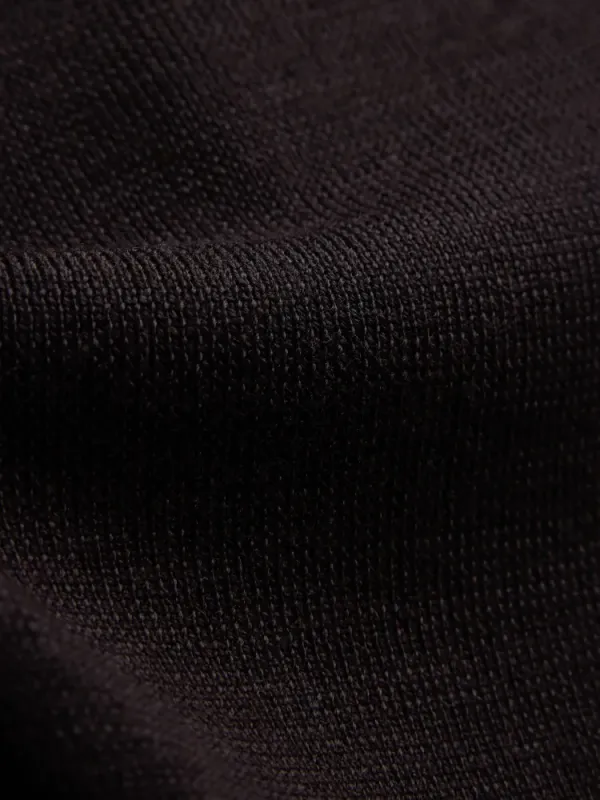 Melly Merino Tee Dark Brown 