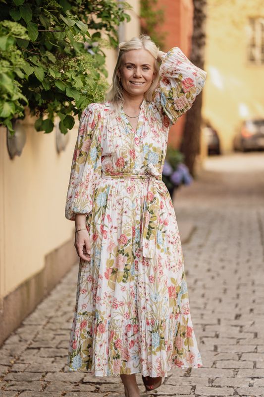 Bohemian Belt Dress Flower Field 