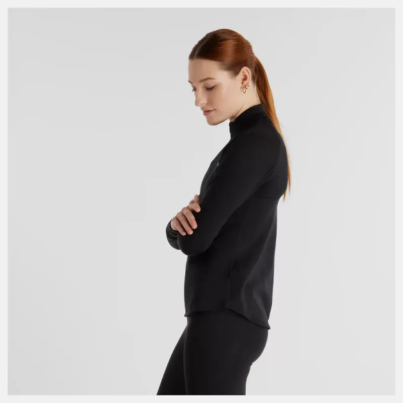 RC Essential Heat Grid 1/2 Zip Black 