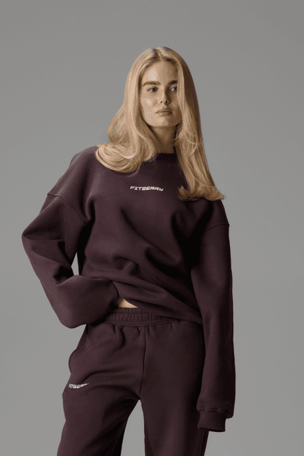 Hovedbilde Sports Studio Crewneck Saddle Brown 