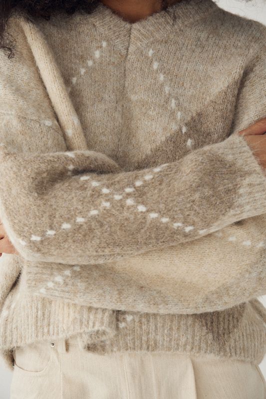 Lai Knit Beige Mix 
