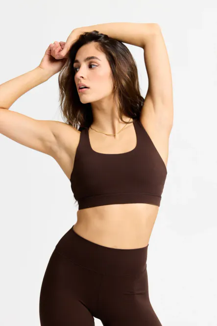 Hovedbilde Cloudform® Crossback Sports Bra Espresso 