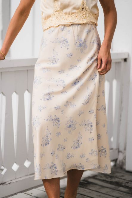 Hovedbilde Bovary Delicate Flower Skirt Creme 