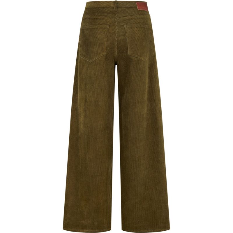 Abby 121 Corduroy Faded Green Long 
