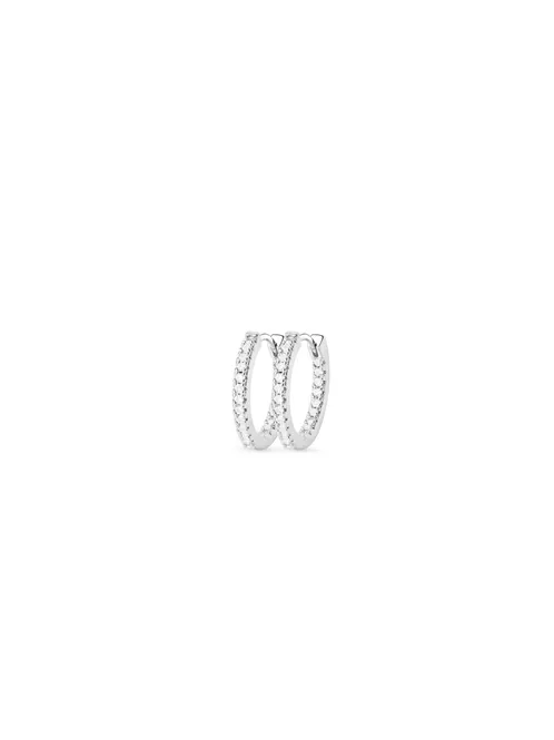 Hovedbilde 20mm Zirconia Hoops Silver 