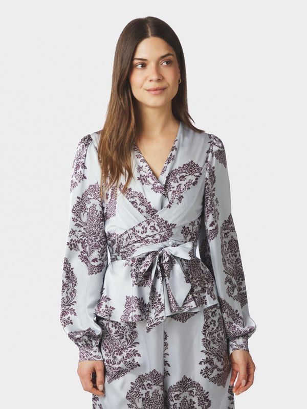 Rista Deco Drop Blouse Light Blue 