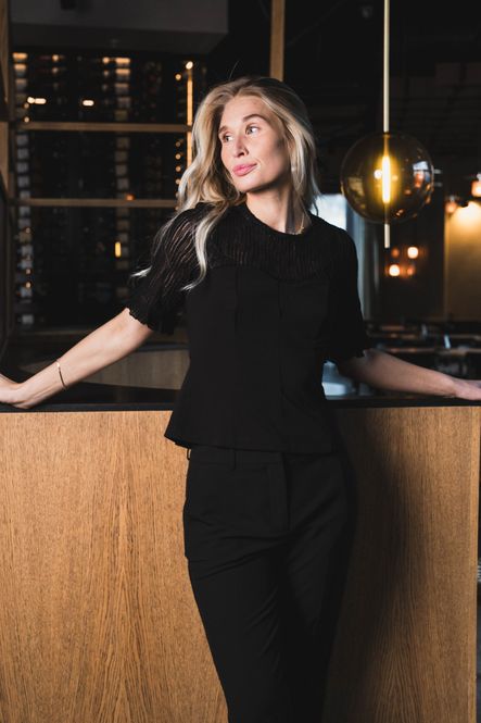 Hovedbilde Colton Lace Mix Top Black 