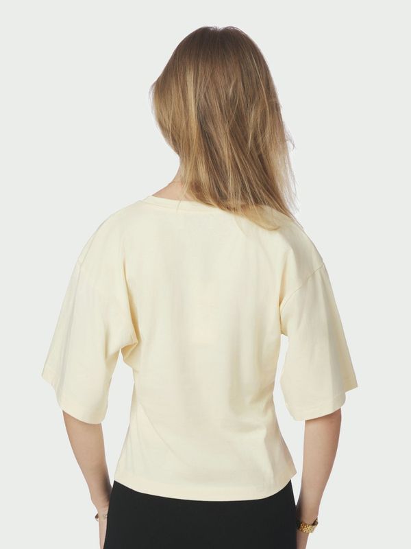Asha Boxy Tee Butter Yellow 