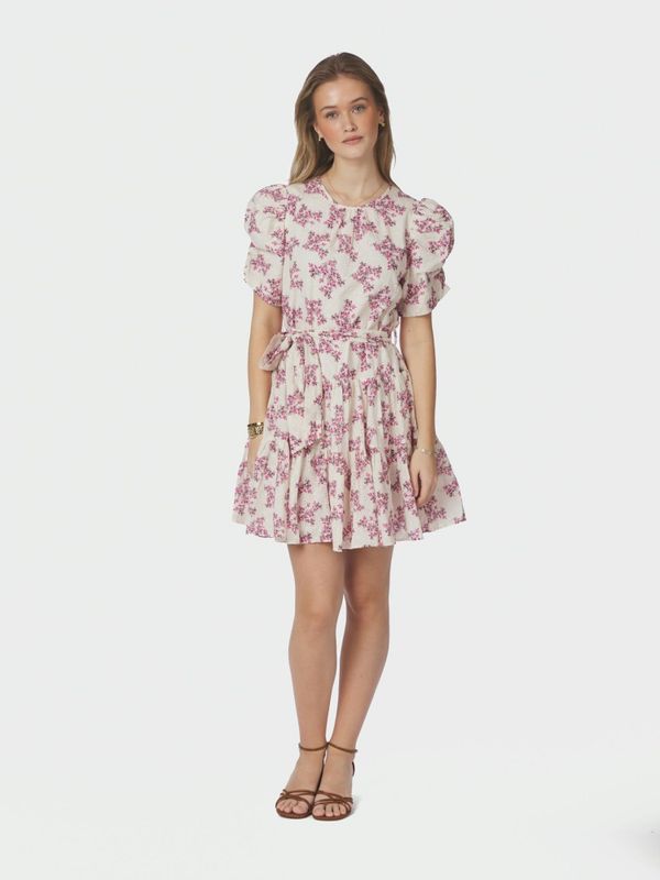 Annitas Starling Flower Dress Fuchsia