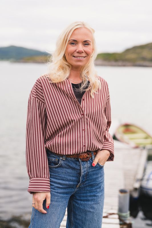Ida Maja Shirt STP M Rose/Choco T 