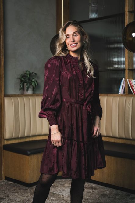Hovedbilde Doris Short Dress Burgundy 