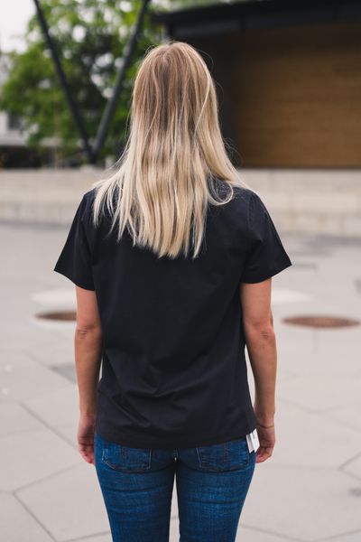 Hovedbilde Basic Cotton Jersey Banana Relaxed T-Shirt ...