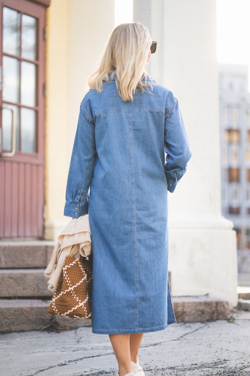 Lolla Dress Medium Blue Denim 
