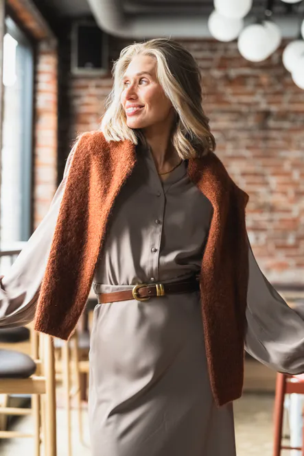 Hovedbilde Trine Shirt Mocha Merinque