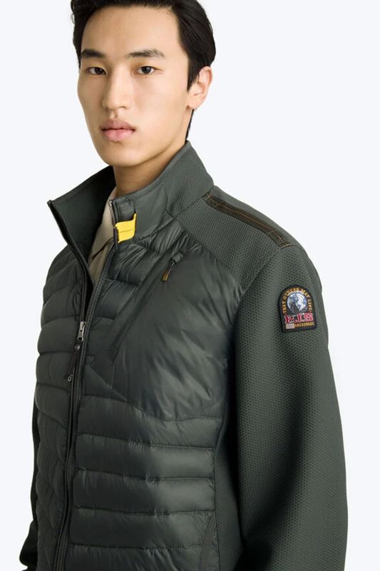 Jayden Man Fleece/Nylon Jacket Green Gables 