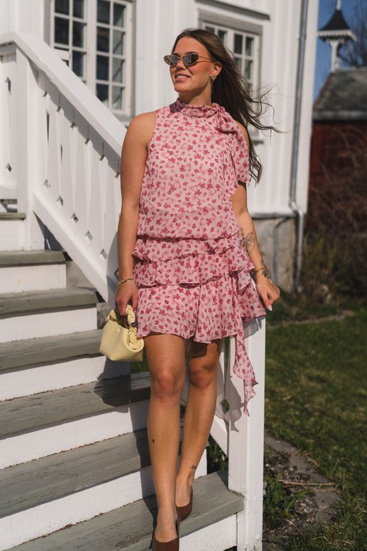 Veda Flower Top Dusty Rose 