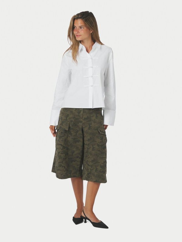 Cam Poplin Shirt Offwhite 
