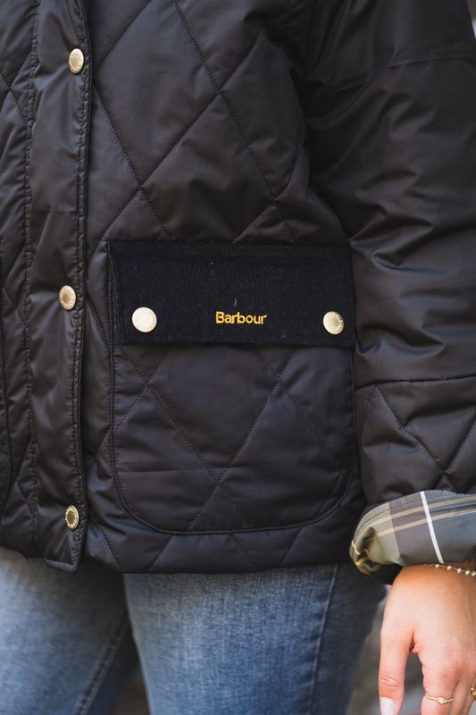 Martha Quilted Jacket Black 