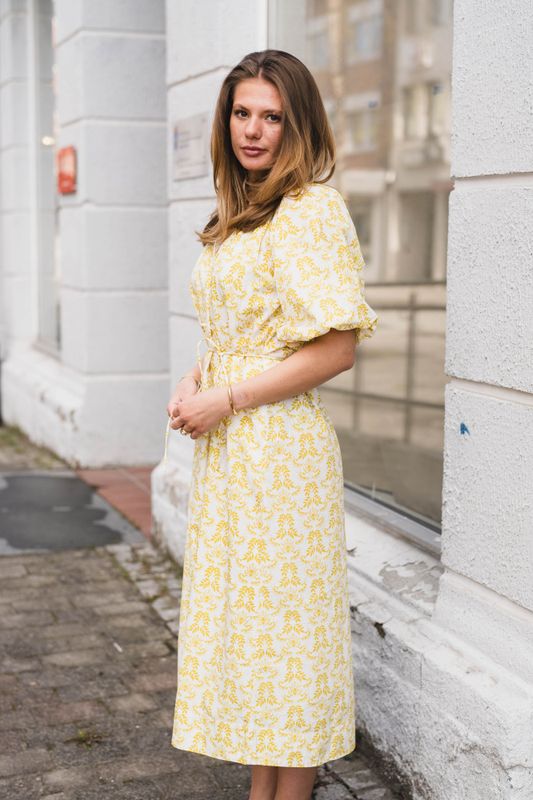Colea 2/4 Long Dress Pristine Colea Print 