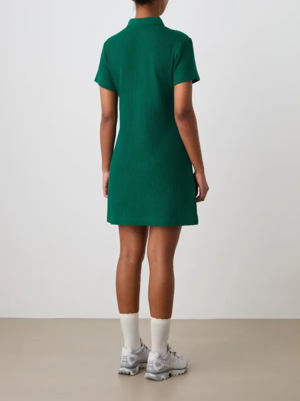 Waffle Dress Green 
