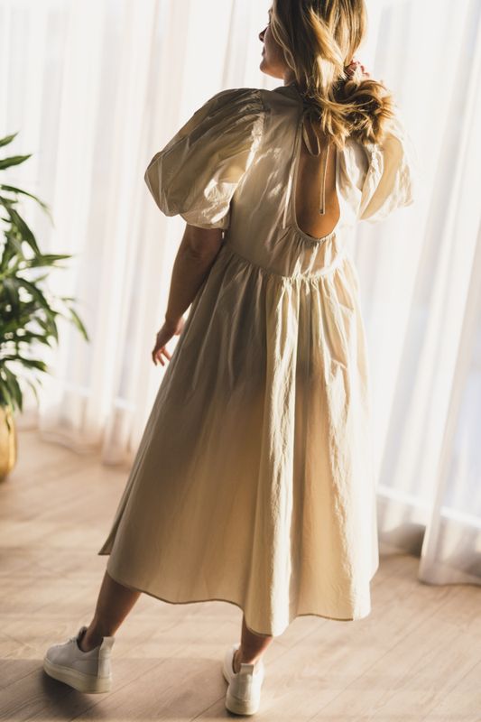 Martine Dress Eggshell 