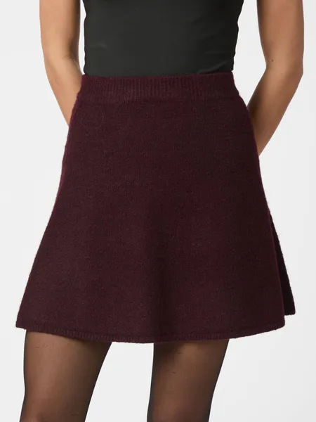 Hovedbilde Gisa Knit Skirt Wine 
