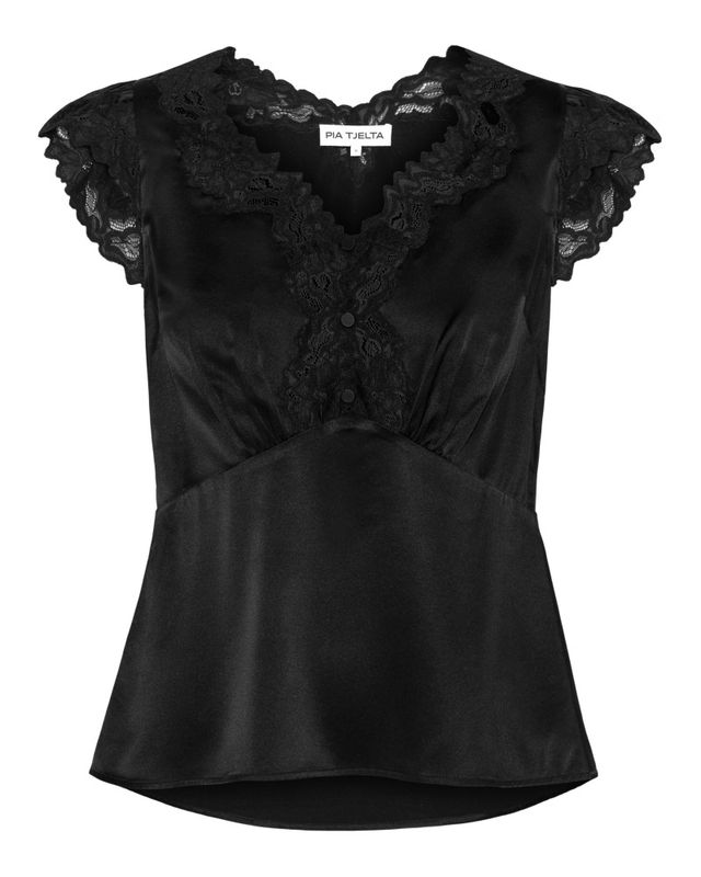 Piazza Top Black 