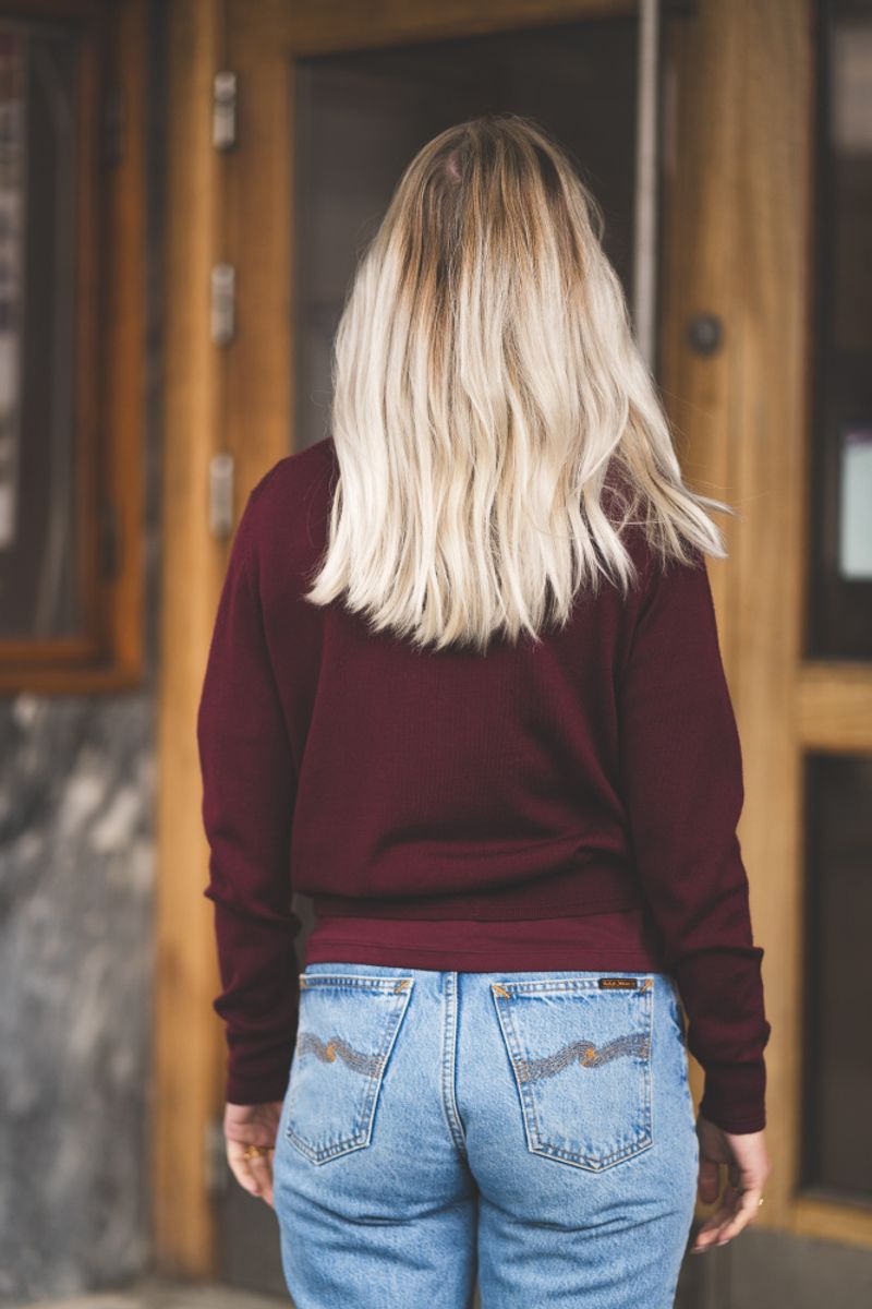 Noelani Cardigan Tawny Port 