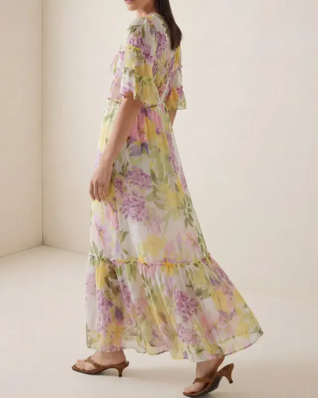 Organza Smocking Dress Springfield 