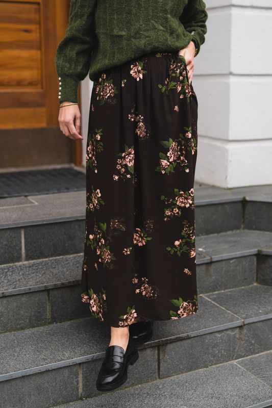 Irene HW Skirt Misty Rose Flower 