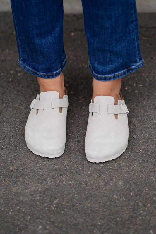 Boston BS Modern Suede Antique White 