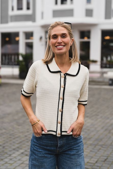 Hovedbilde Klomi SS Knit Cardigan Pristine 
