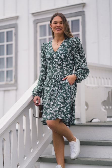 Hovedbilde Sabby V-Neck Dress Green