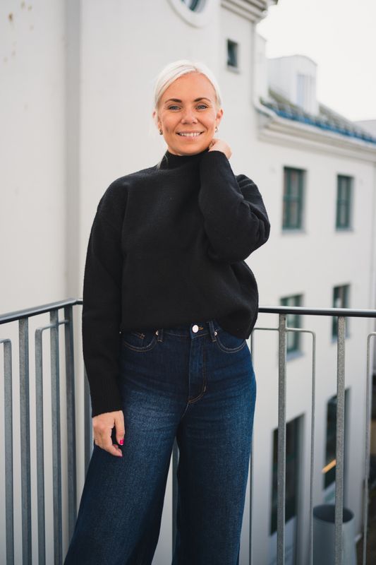 Paulina Knit Blouse Black 