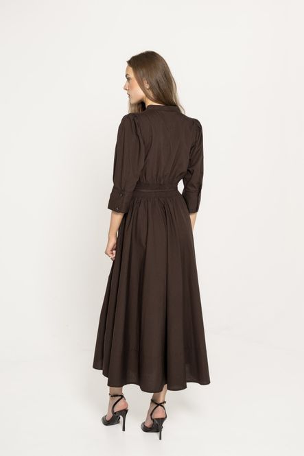 Hovedbilde Maria Dress Chocolate Poplin 