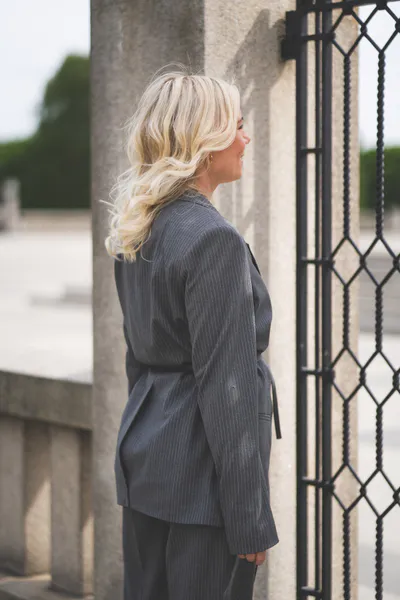 Hovedbilde Salot Blazer Belt 15496 Dark Gull Gray Pinstripe 