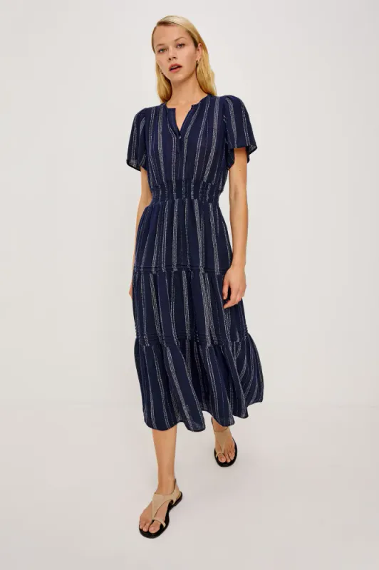 Cannes Dress Marina Stripe 