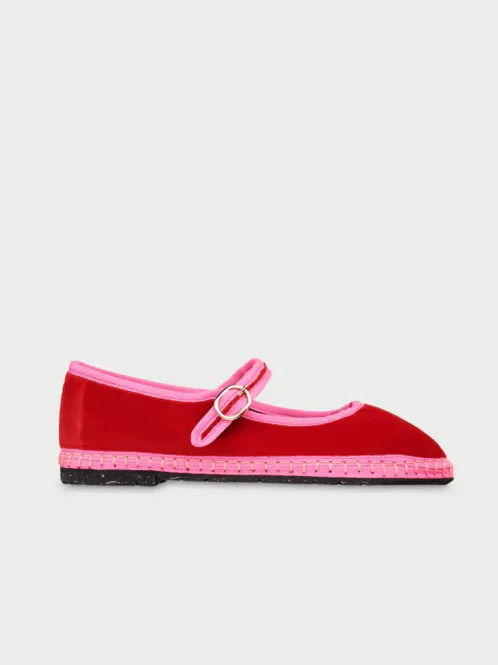 Hovedbilde Aurelie Mary Jane Barb Velluto Rojo 