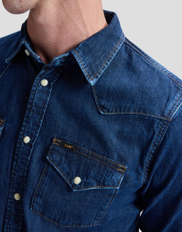 Regular Western Shirt Rinse 