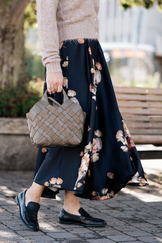 Savannah Skirt Poppy Bouquet